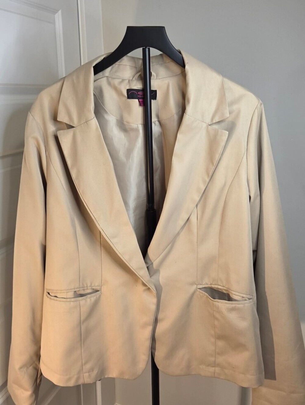 New Look Beige Blazer Jacket Size 2X